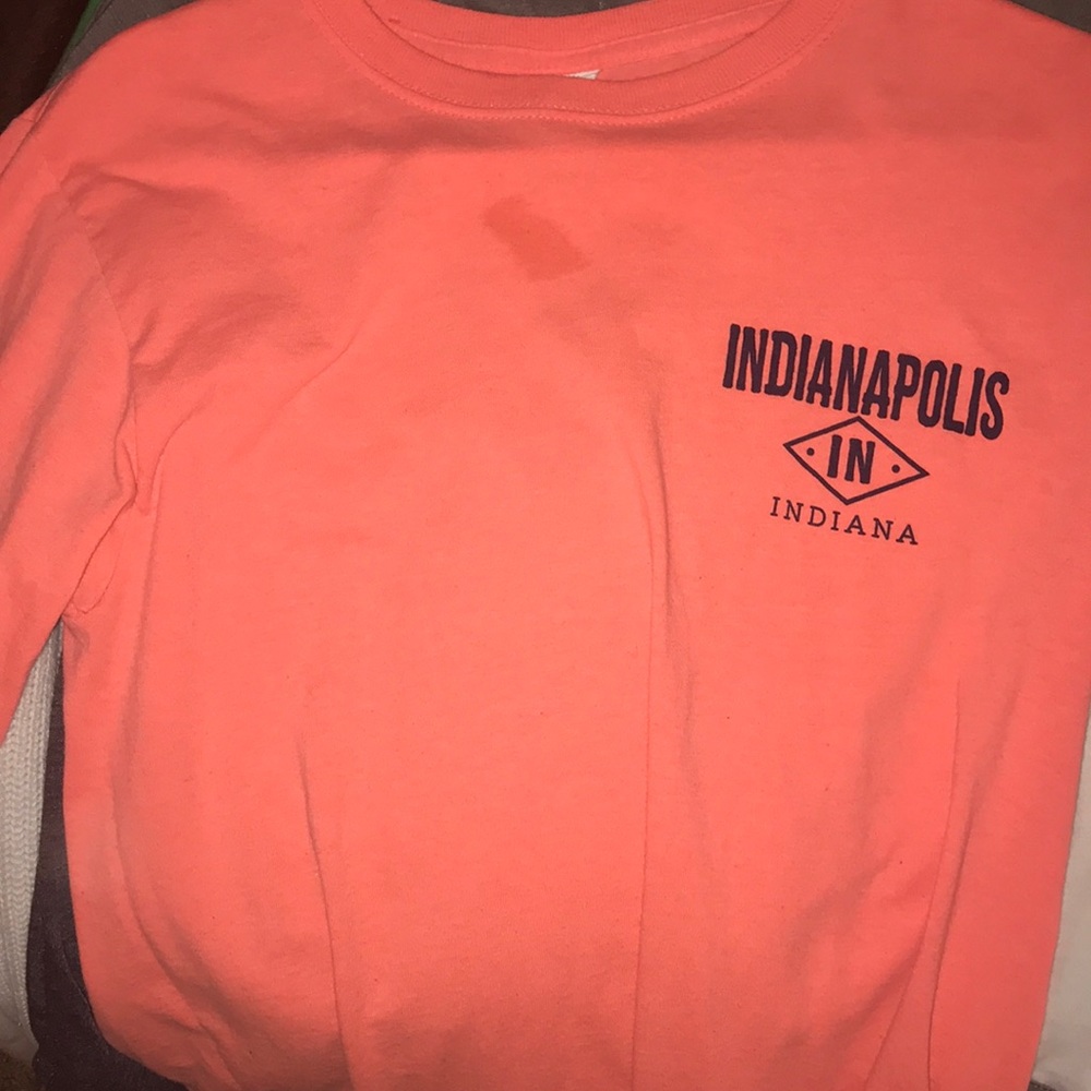 pink long sleeve .